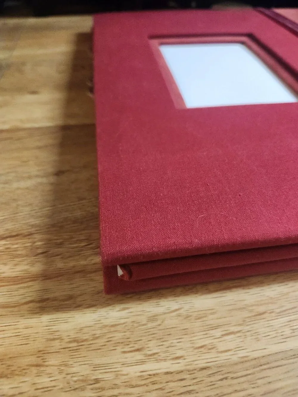 New Seasons Scrapbook Christmas Theme Red Textured Cover 12x12